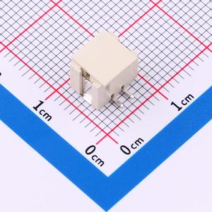 1x2P 间距:2mm 立贴 系列:PH