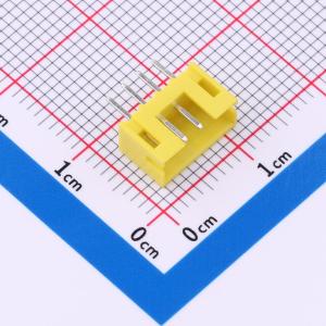 间距2.0mm 直插 黄色 1x4P