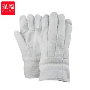谋福(CNMF)211Y 五指型防火手套防烫工业石棉手套(五指 45cm )