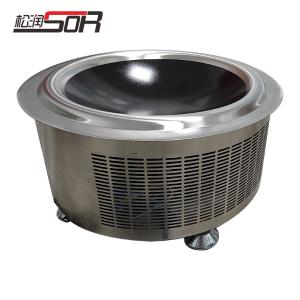 松润/SOR 商用电磁炉电磁灶大功率爆炒凹面电炒炉炒菜电炉汤炉 SOR-N830崁入式凹炉[220V 5KW]
