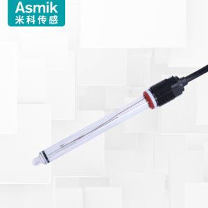 米科/Asmik pH计工业在线pH控制器 pH值测试仪传感器 酸度计 高级款控制器+玻璃电极 [整套]温补5米引线 MIK-pH-5018