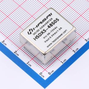 DC-DC电源模块Vin=36-72V Vout=5.0V 1.0A  功率5W