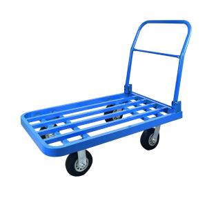 臻远 ZY-PBC-18折叠平板车 搬运车 宽600长1000高850mm 承重500公斤(耐磨6英寸黑橡胶轮)