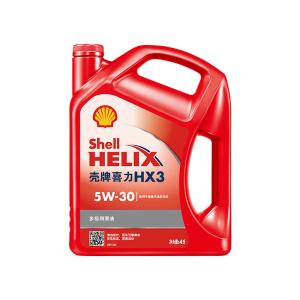 壳牌/shell 喜力HX3 多级润滑油 红壳5W-30 4L