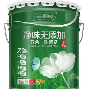 三棵树 净味五合一油漆 15L/桶
