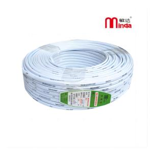 MINDA(敏达) 天津华光 多股圆形软护套线 RVV-300/500V-4×4 护套白色 100m 卷