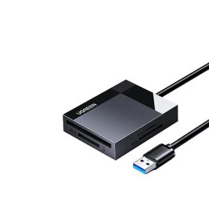 UGREEN(绿联)读卡器四合一sd卡tf/cf高速usb3.0安卓适用typec手机电脑两用转换 30229 四合一 多卡单读-0.5米