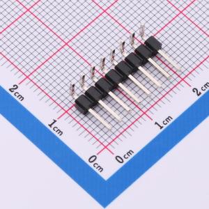 1x8P 间距:2.54mm 方针 弯插