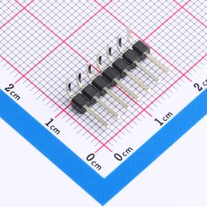 1x7P 间距:2.54mm 方针 弯插