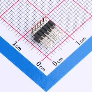 1x6P 间距:1.27mm 方针 弯插