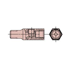 Forant(泛特) 88103268 液压内外螺纹接头 规格:3/8"NPTF / 1/4" NPTF