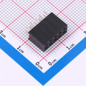 间距:2.54mm 2x5P 直插