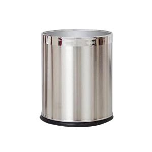信霆 不锈钢垃圾桶 银色  外桶尺寸:直径250mm*高610mm,内桶尺寸:直径220mm*高320mm