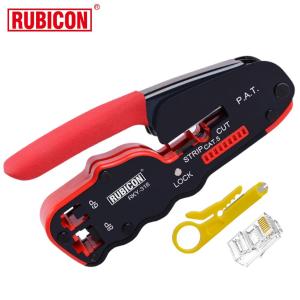 罗宾汉/RUBICON 进口网线钳专业五六类水晶头压接钳剪剥压多功能电话网络压线钳子 6/8P双口 RKY-318