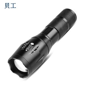 贝工/PAKON LED强光手电筒 10W 5档变光 T6伸缩调焦户外超亮远射钓鱼骑行探照应急灯 BG-SD-T6