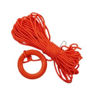 苏坷 水上救生绳8MM/30米普通/绳子+环+钩 1天货期