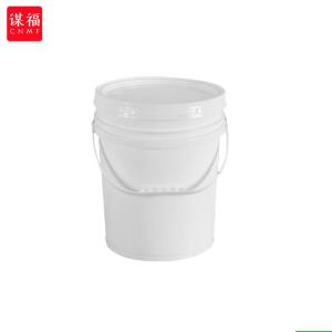 谋福 1102 塑料桶密封桶小水桶包装桶 打包桶(20L白色 加厚款)