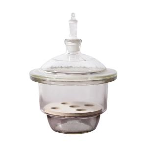 谋福 真空干燥器 化学实验室干燥皿 干燥器缸罐实验教学器 (真空210mm)