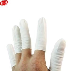 谋福CNMF)防滑点钞手指套 工作橡胶手指套( 白色无粉指套 约1000只/袋)87962