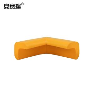 安赛瑞 经济型防撞护角(8个装)黄色 桌角防撞护角 包角 11609-8