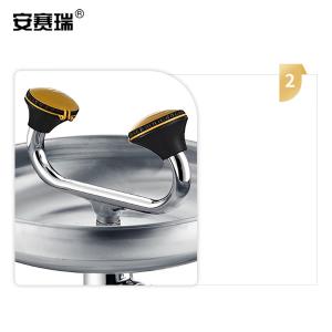安赛瑞 墙面式洗眼器 304不锈钢冲淋洗眼器 喷淋洗眼器 冲淋洗眼器 14745