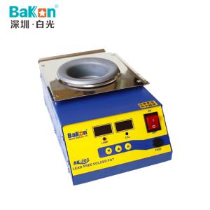 Bakon(深圳白光）BK203白光双数显高温无铅工业级圆形无铅锡炉