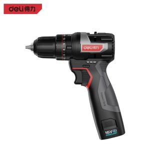 得力/deli 手电钻16v无刷冲击锂电充电式电动螺丝刀电起子45Nm电动工具 DE-CZ16-1D2