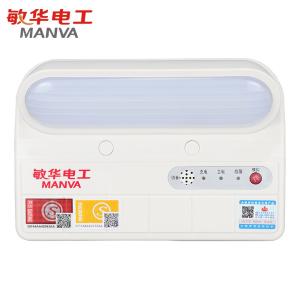 敏华电工壁挂式消防应急灯消防灯M1349带强启应急照明灯疏散指示壁挂照明灯