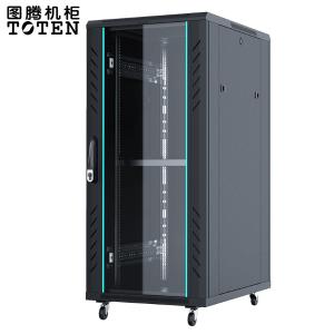 图腾(TOTEN)G2.6827 网络小机柜 加厚机柜 交换机机柜 UPS电源 19英寸标准机柜 黑色 32U1.4米