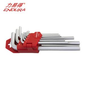 力易得 E1554 9件公制加长平头内六角