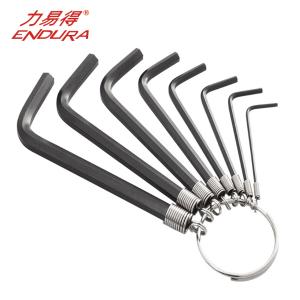 力易得 E1558 8件公制圈形平头内六角