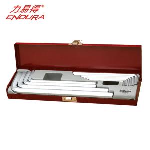 力易得 E1573 12件公制加长平头内六角