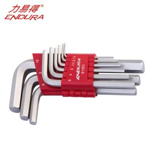 力易得 E1553 9件公制标长平头内六角