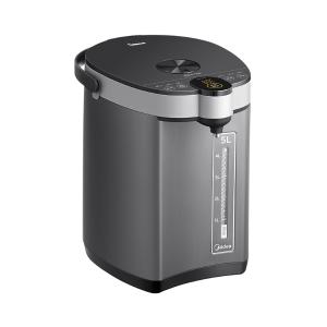 美的(Midea)电热水瓶家用5L大容量不锈钢精准控温除氯恒温电水壶烧水壶保温壶 全自动多段控温非即热式饮水机 [316L不锈钢]SP50C505BPro 5L