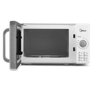 美的(Midea)微波炉家用 20升360°立体加热 时尚简约 转盘式快捷加热 易洁易拆装 M100白色