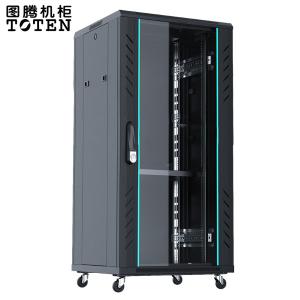 图腾(TOTEN)G2.6622 网络机柜 前钢化玻璃门后钣金门 19英寸标准 黑色 22U1.2米