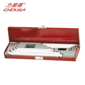 力易得 E1581 12件公制加长球头内六角