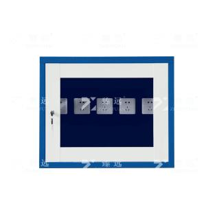 臻远ZY-GJGC-02电动工具充电柜对讲机手电筒集中充电柜手机充电柜 5位充电柜 蓝白色