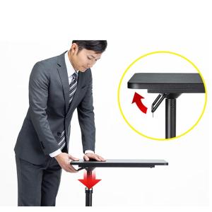 SANWA SUPPLY(山业)升降移动电脑桌  气杆式 矮款100-DESK094W