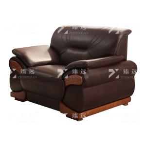 臻远ZYJJ-80432 办公室贵宾接待商务洽谈会议沙发西皮单人位