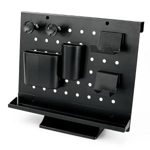 SANWA SUPPLY(山业)洞洞板 附有笔盒 可自立底座 增加挂钩100-MRSH007BK-F