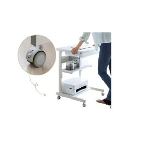SANWA SUPPLY(山业)远程办公小型移动桌柜100-DESKF037W