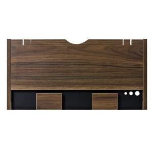SANWA SUPPLY(山业)桌上架 显示器增高架 多功能收纳 55cm 深木色MR-C1M