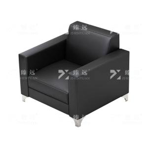 臻远ZYJJ-80326 简约现代商务会客洽谈公司接待沙发西皮单人位