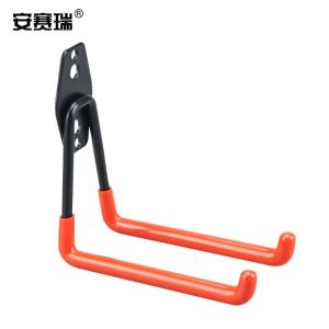安赛瑞 收纳挂钩 汽车美容车库五金工具展示挂架 仓库置物架 中方 橙色 200721