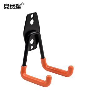 安赛瑞 收纳挂钩 汽车美容车库五金工具展示挂架 仓库置物架 小方 橙色 200720