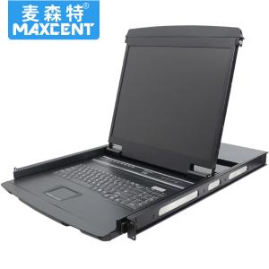 麦森特/MAXCENT kvm切换器 8口19英寸VGA接口USB机架式LED液晶键鼠一体机 ML-8908 单位:台 1个工作日