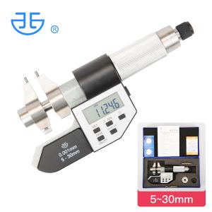 西北 青海量具 334-01-040 数显电子内测千分尺 量程5-30mm 配环规