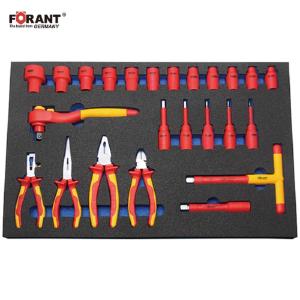 Forant(泛特) 99700209 24件VDE绝缘维修工具组套 棘轮扳手:250mm