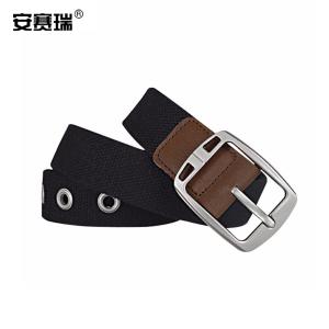安赛瑞 劳保帆布皮带 工作服裤编织腰带 结实耐磨 劳防用品 2条装 12625